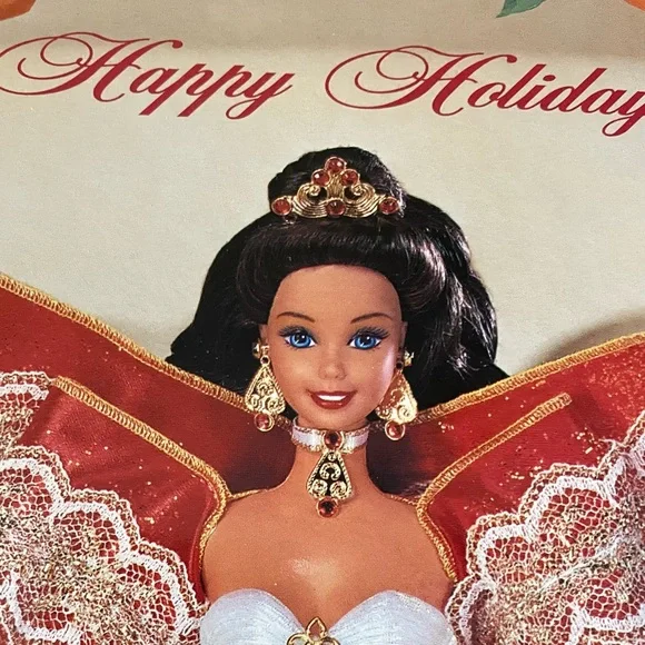 RARE misprint 1997 Holiday Barbie Recalled